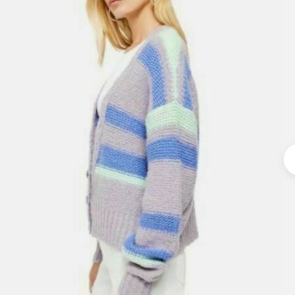 Free People FINE TIME CARDIGAN SIZE MEDIUM NWT - Picture 4 of 9